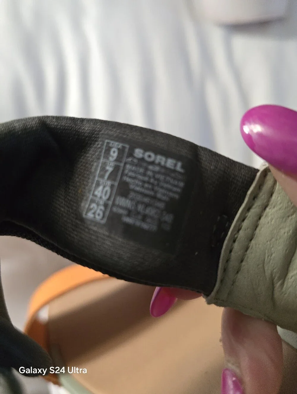 Sorel Kinetic Impact Y Strap High Sandals Womens Orange Green White Size 9 (40) - Picture 12 of 13